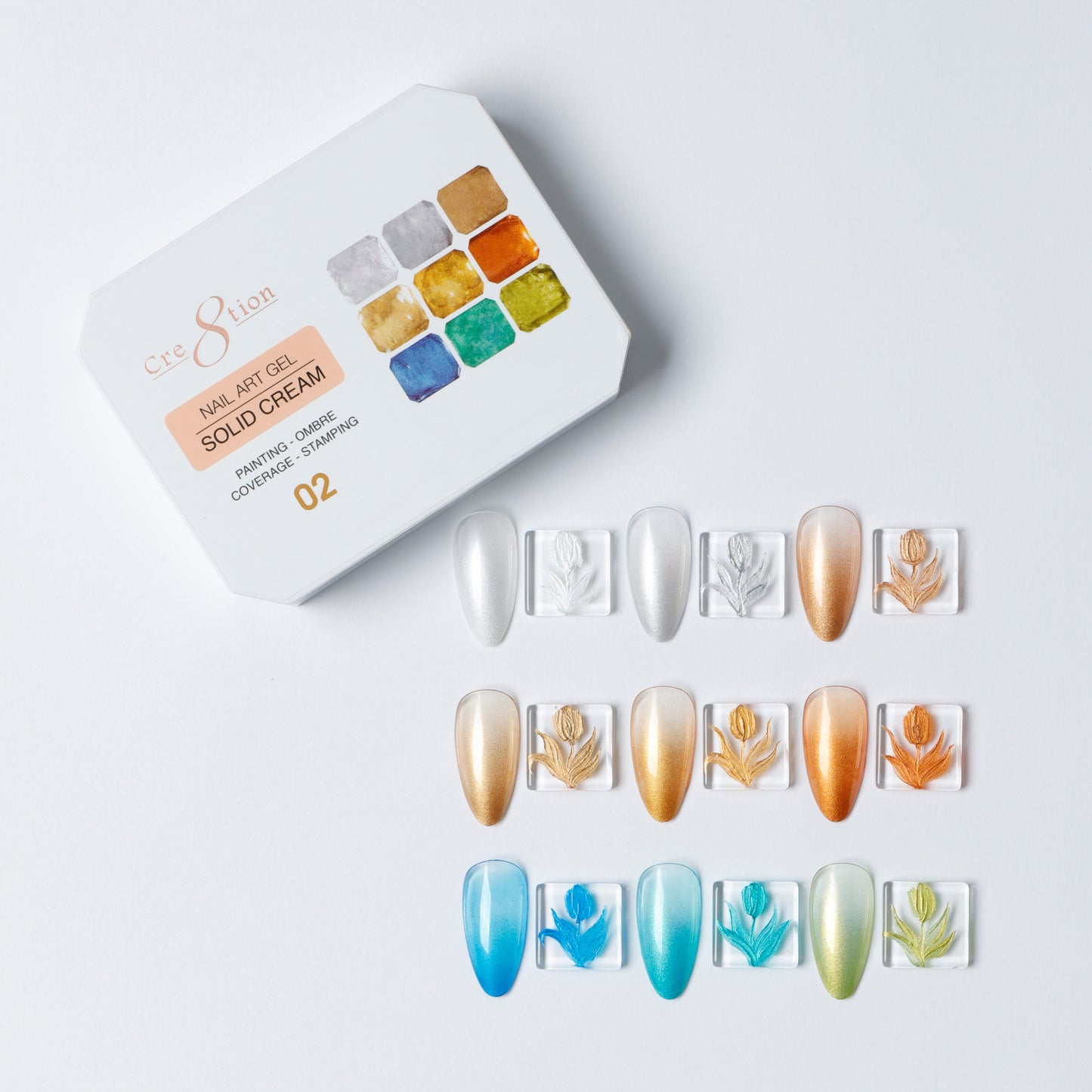 Creation Nail Art Gel - Solid Cream - 02