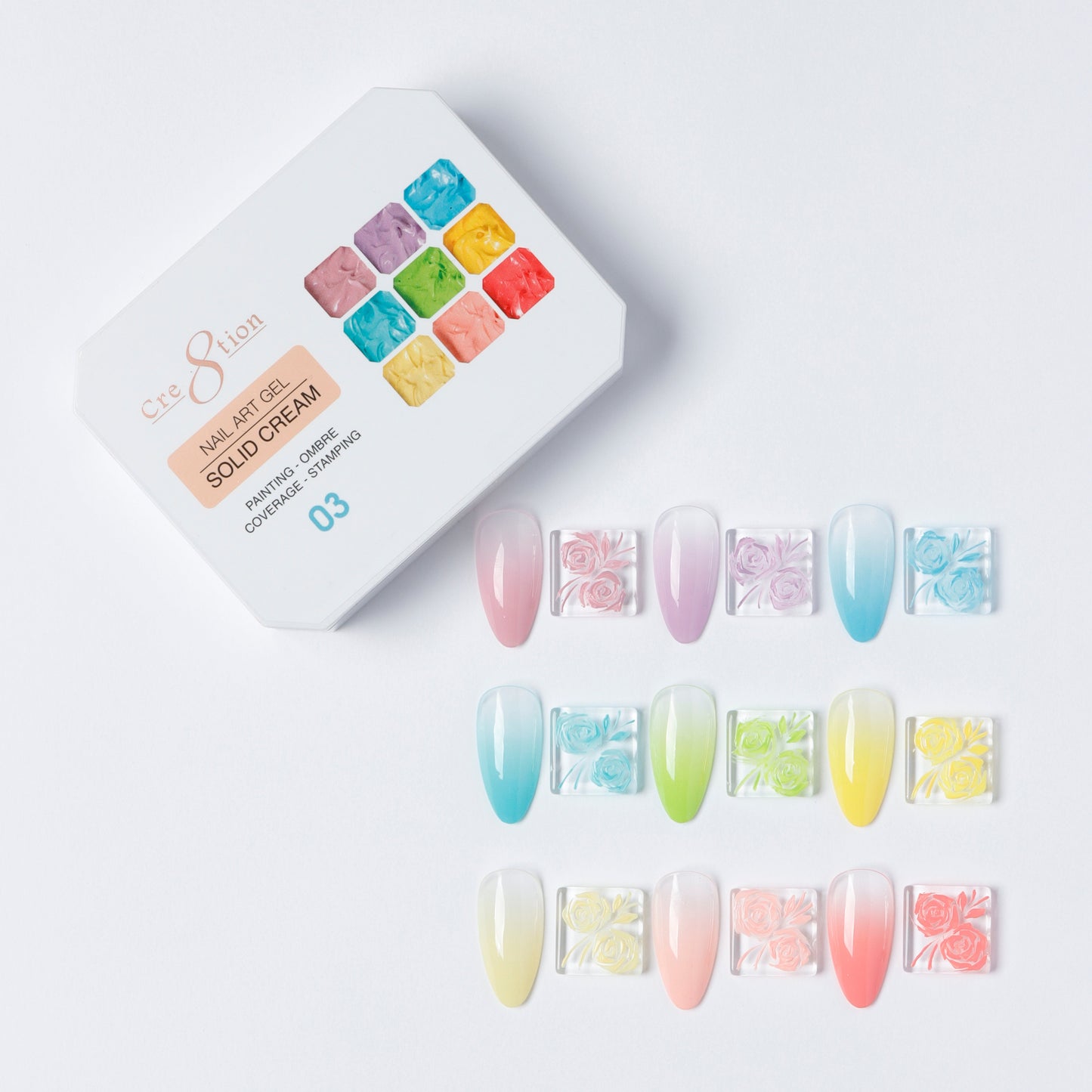 Creation Nail Art Gel - Solid Cream - 03