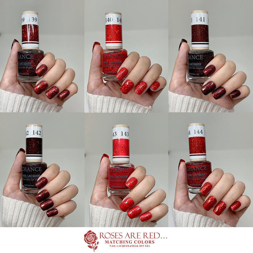Chance Matching Duo 0.5oz - 36 Colors ( #109 - #144 ) Roses Are Red Collection