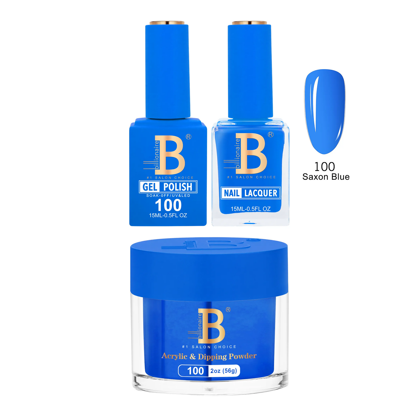 Billionaire Trio Imperial 100 Saxon Blue