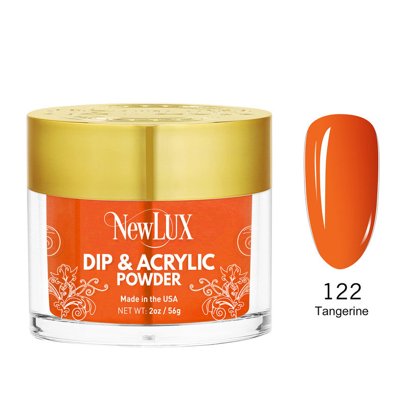 NewLux Dip & Acrylic 2oz - #122 Tangerine