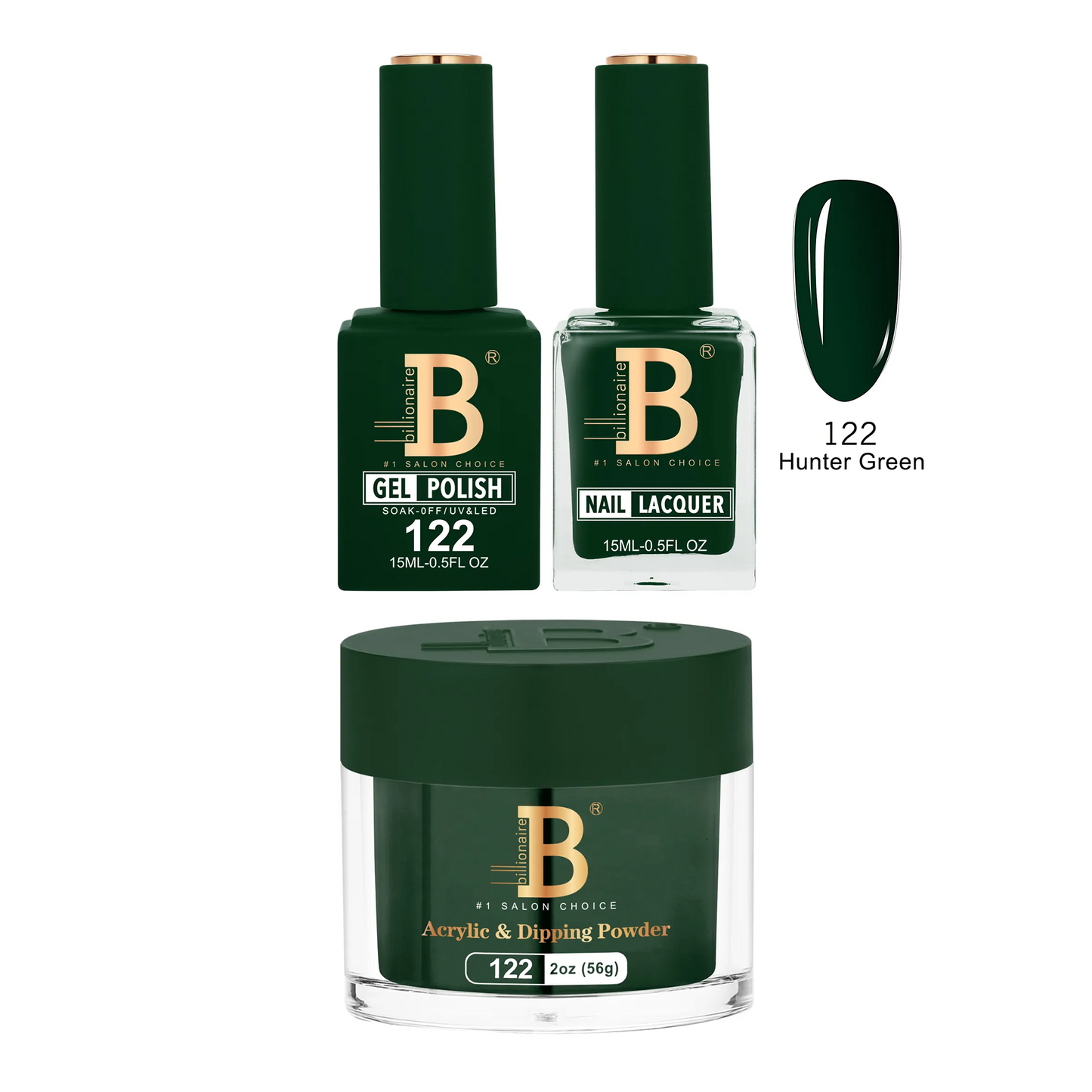 Billionaire Trio Imperial 122 Hunter Green