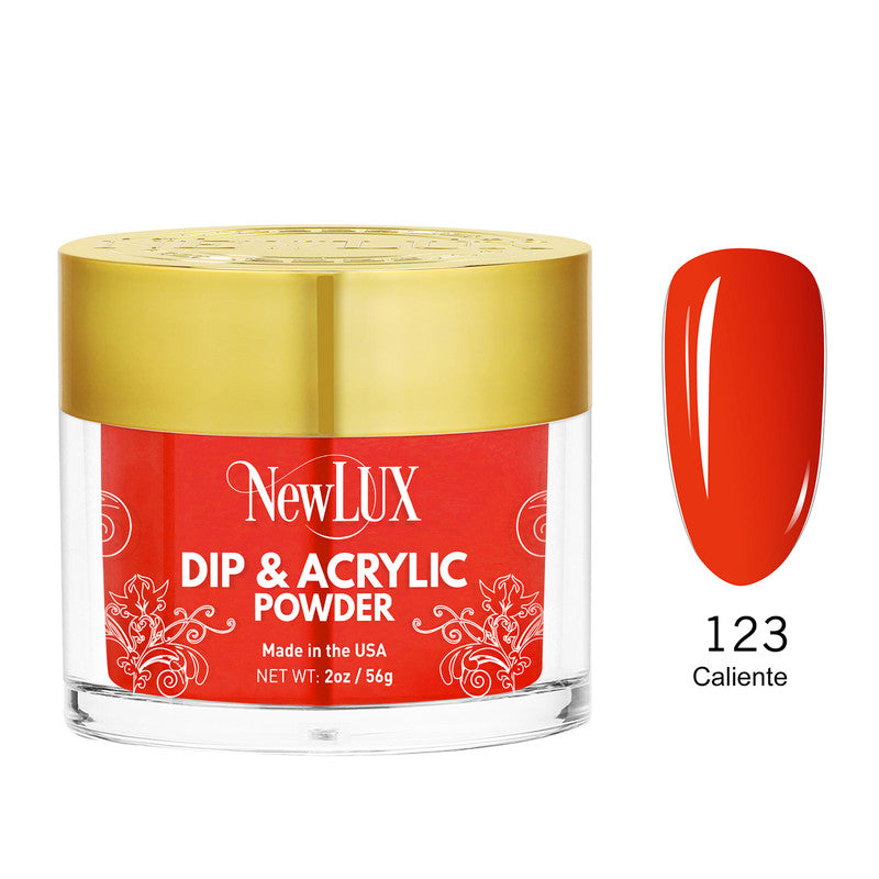 NewLux Dip & Acrylic 2oz - #123 Caliente
