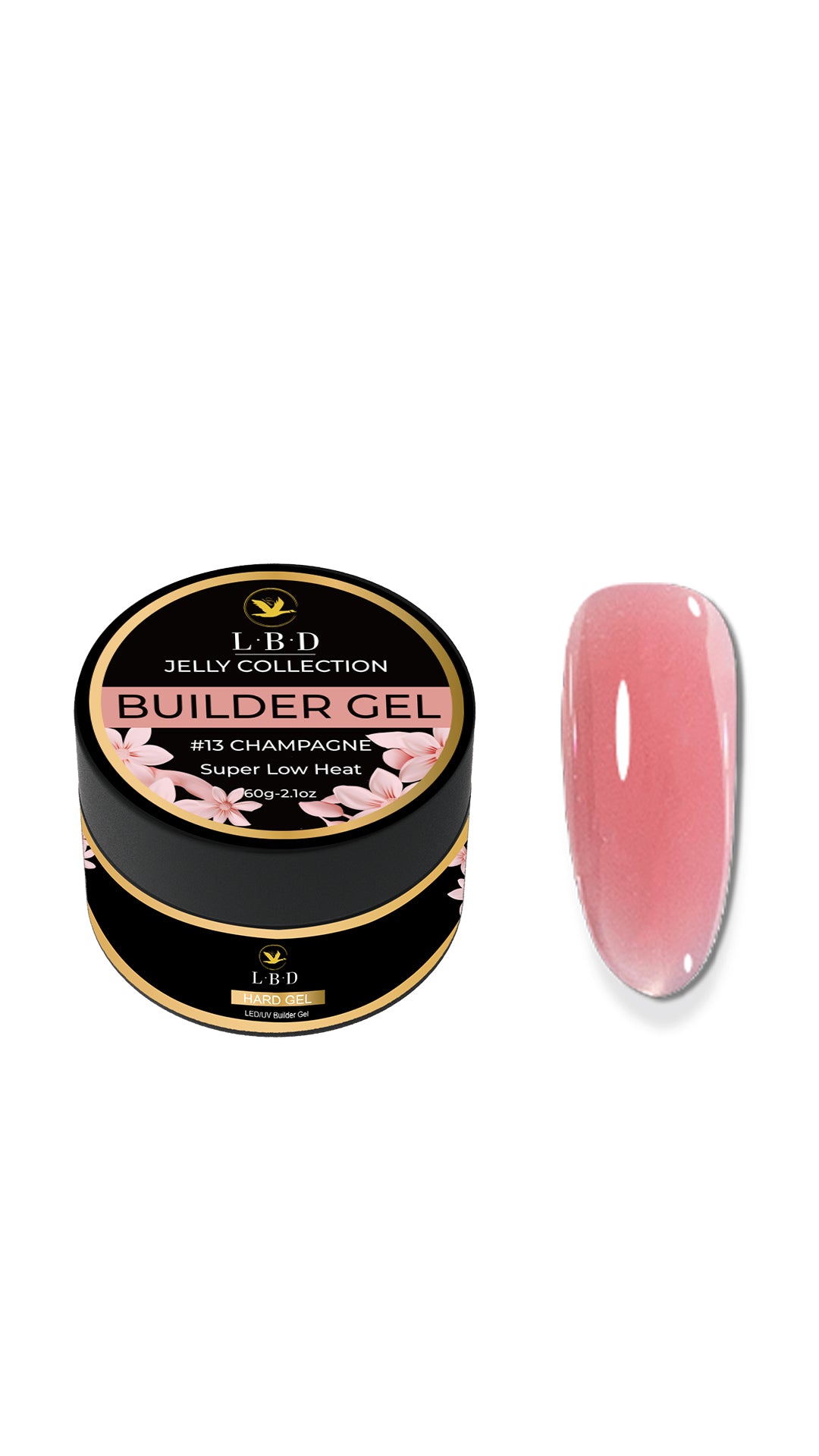 LBD Jelly Builder Gel – #13 CHAMPAGNE