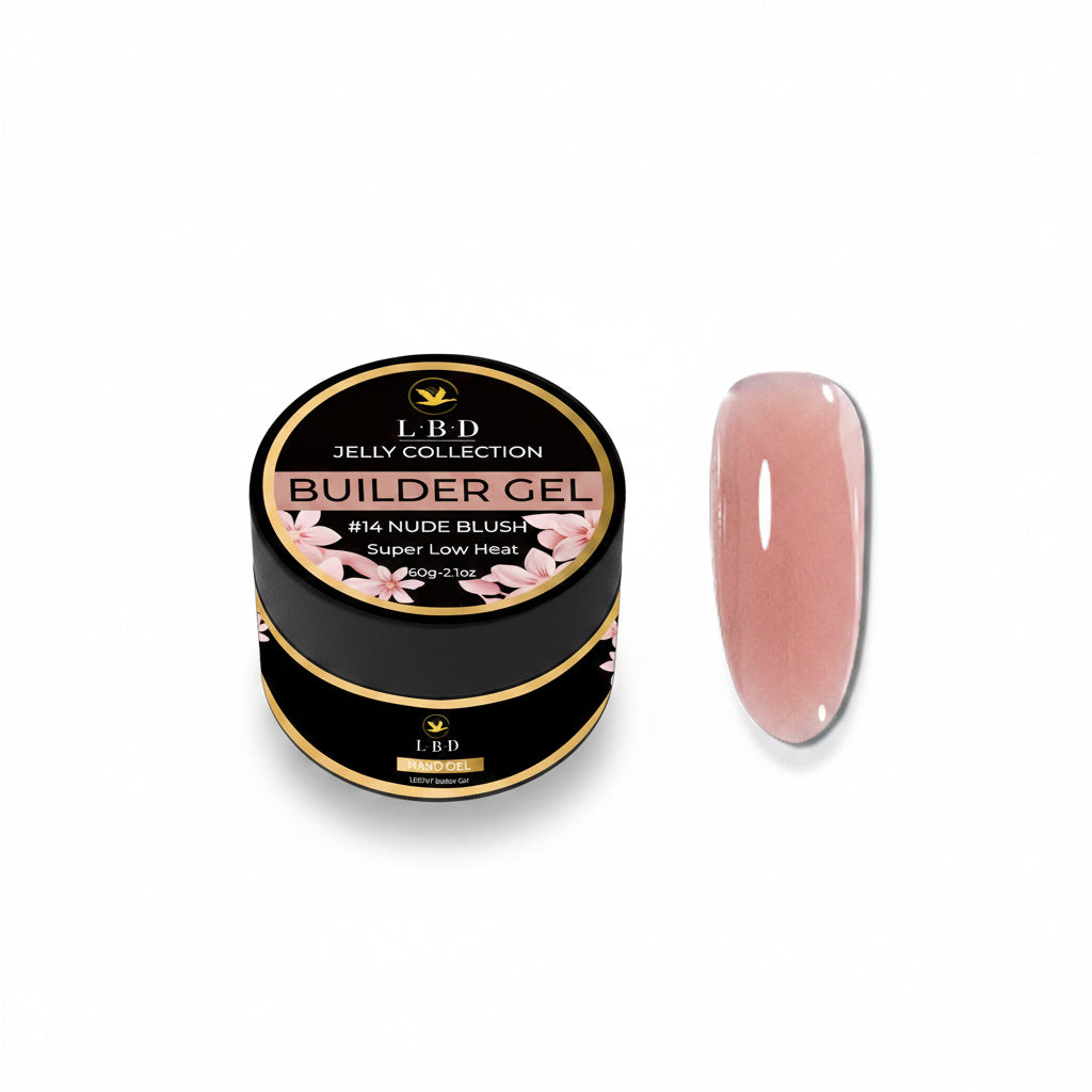 LBD Jelly Builder Gel – #14 NUDE BLUSH