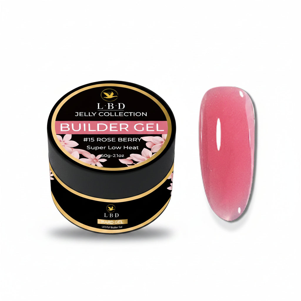 LBD Jelly Builder Gel – #15 ROSE BERRY