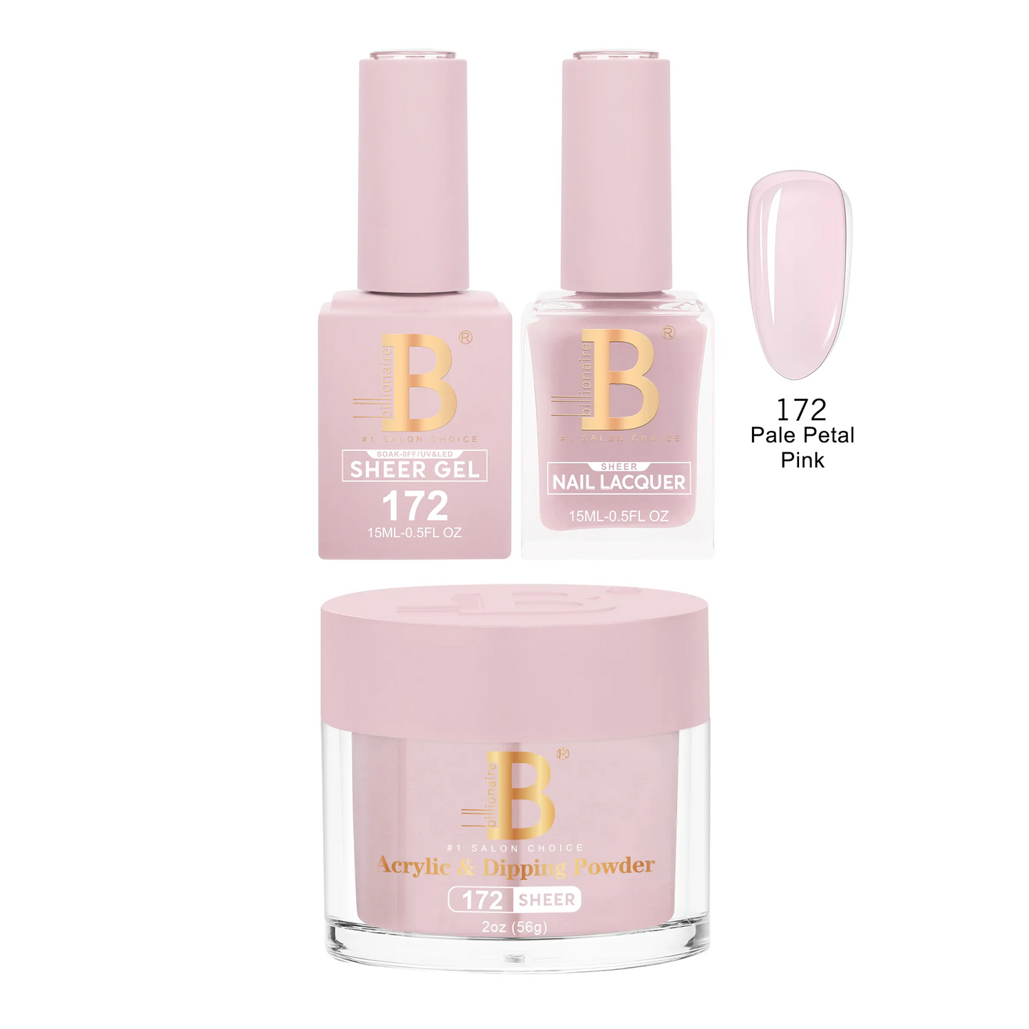 Billionaire Trio Imperial 172 Pale Petal Pink