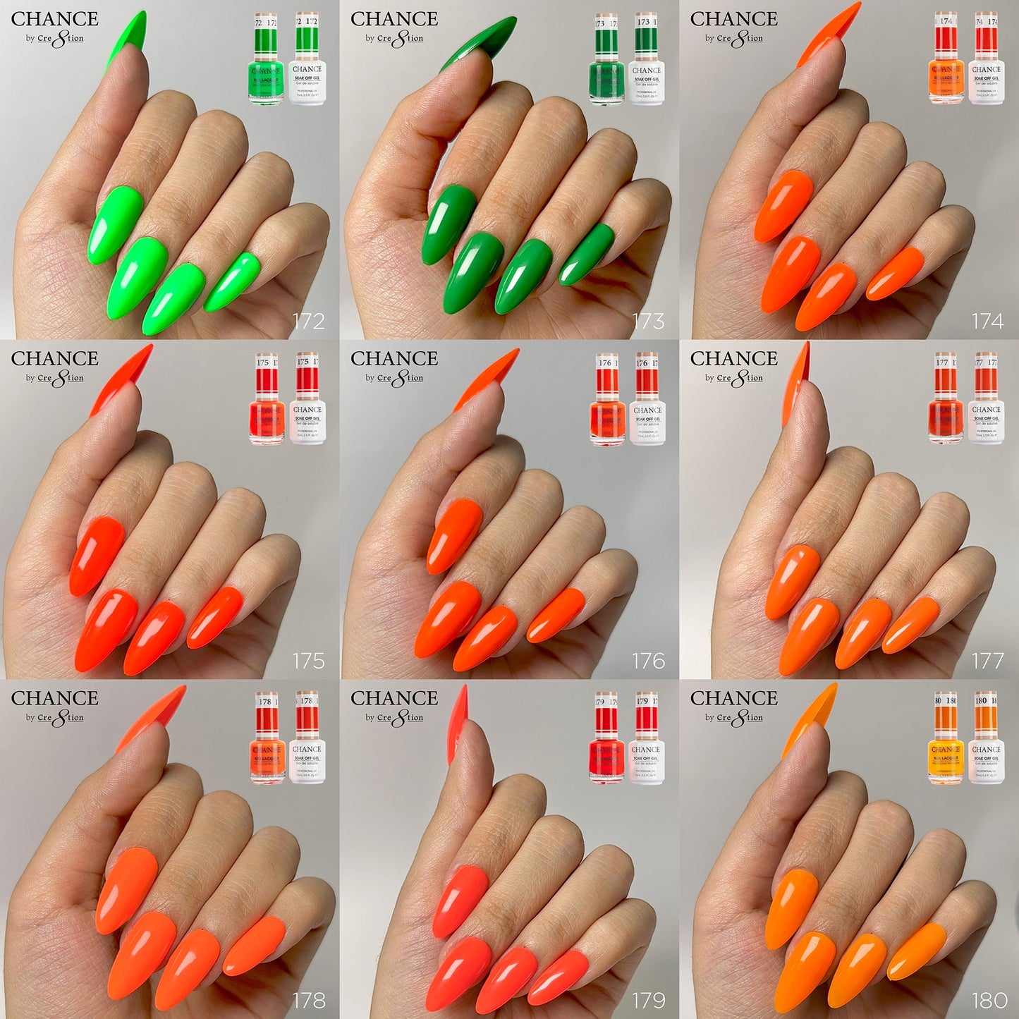 Chance Matching Duo 0.5oz - 36 Colors ( #145 - #180 ) It’s Summer Time Collection