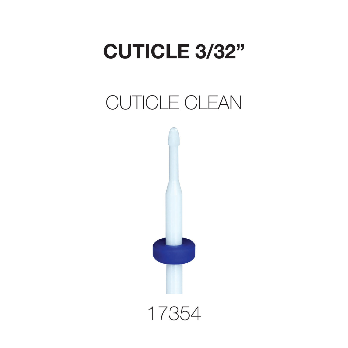 Cre8tion Cuticle Clean Ceramic Bit - 3/32"