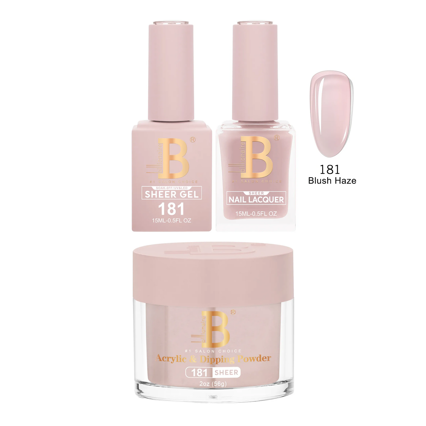 Billionaire Trio Imperial 181 Blush Haze