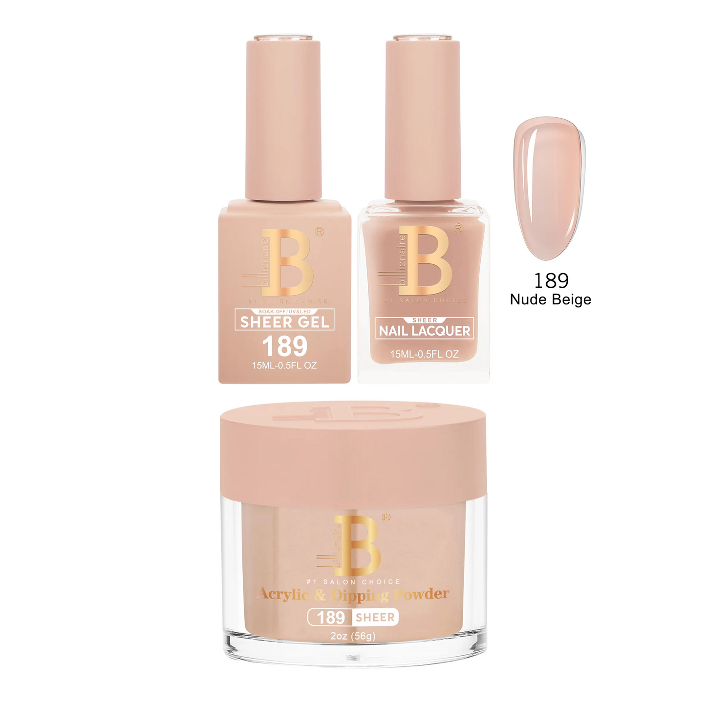 Billionaire Trio Imperial 189 Nude Beige