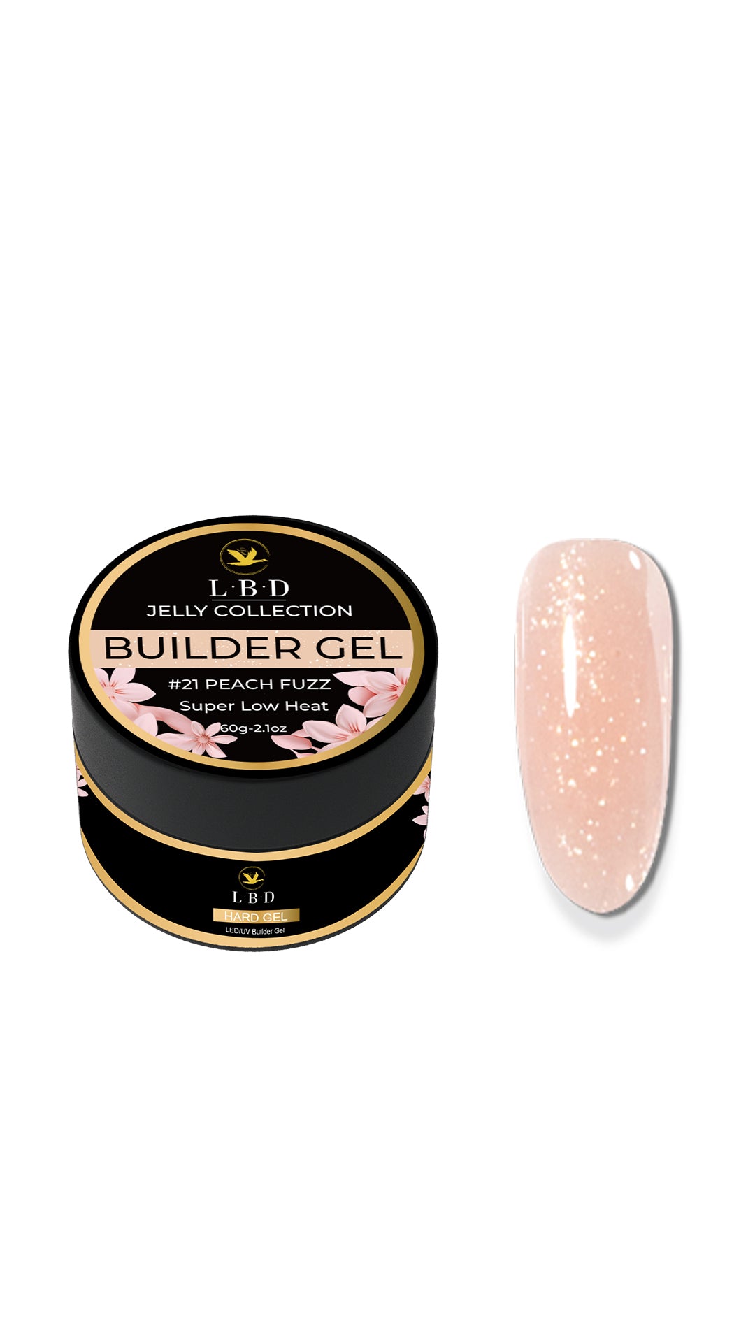 LBD Jelly Builder Gel - #21 PEACH FUZZ
