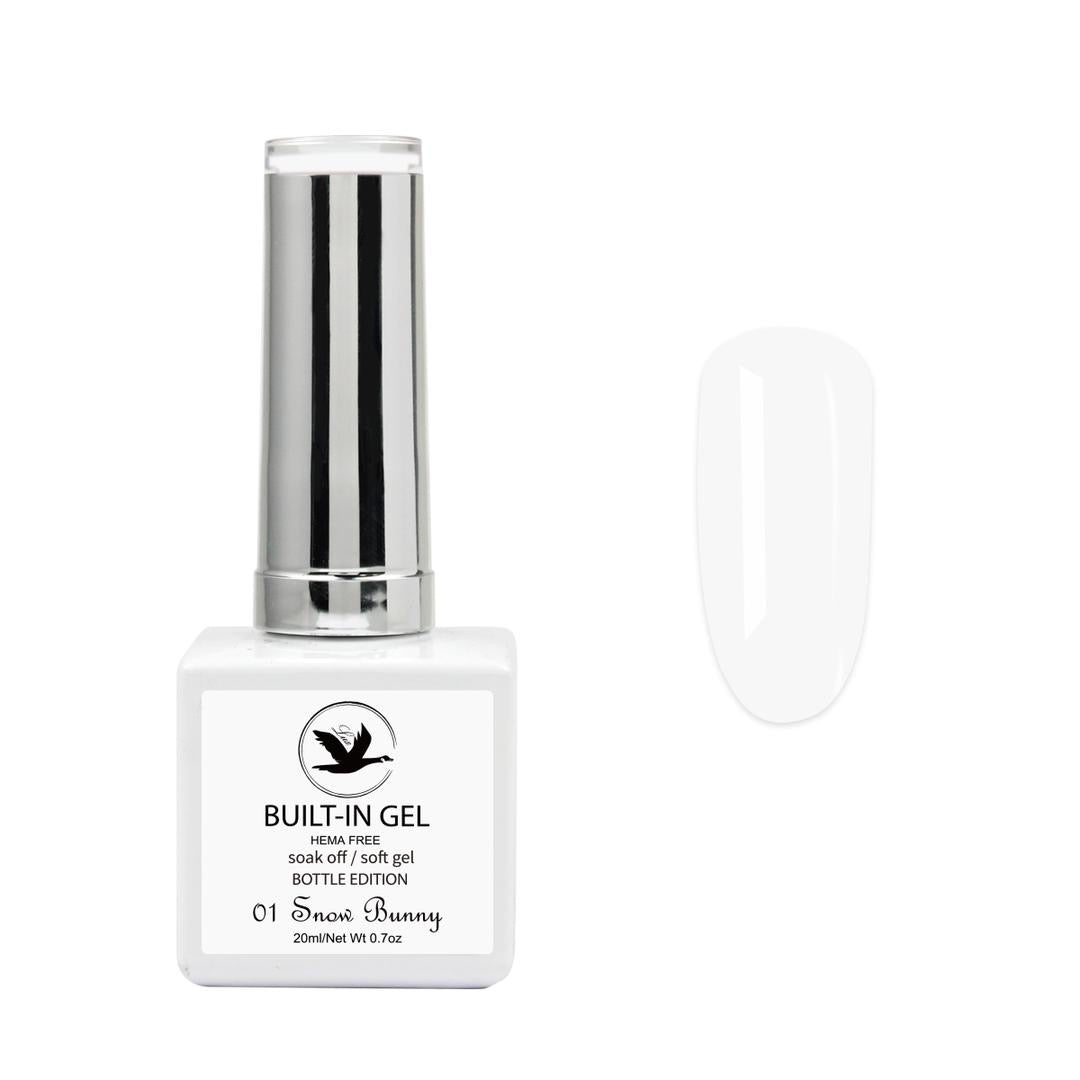 Built-In Gel Bottle - #1 SNOW BUNNY