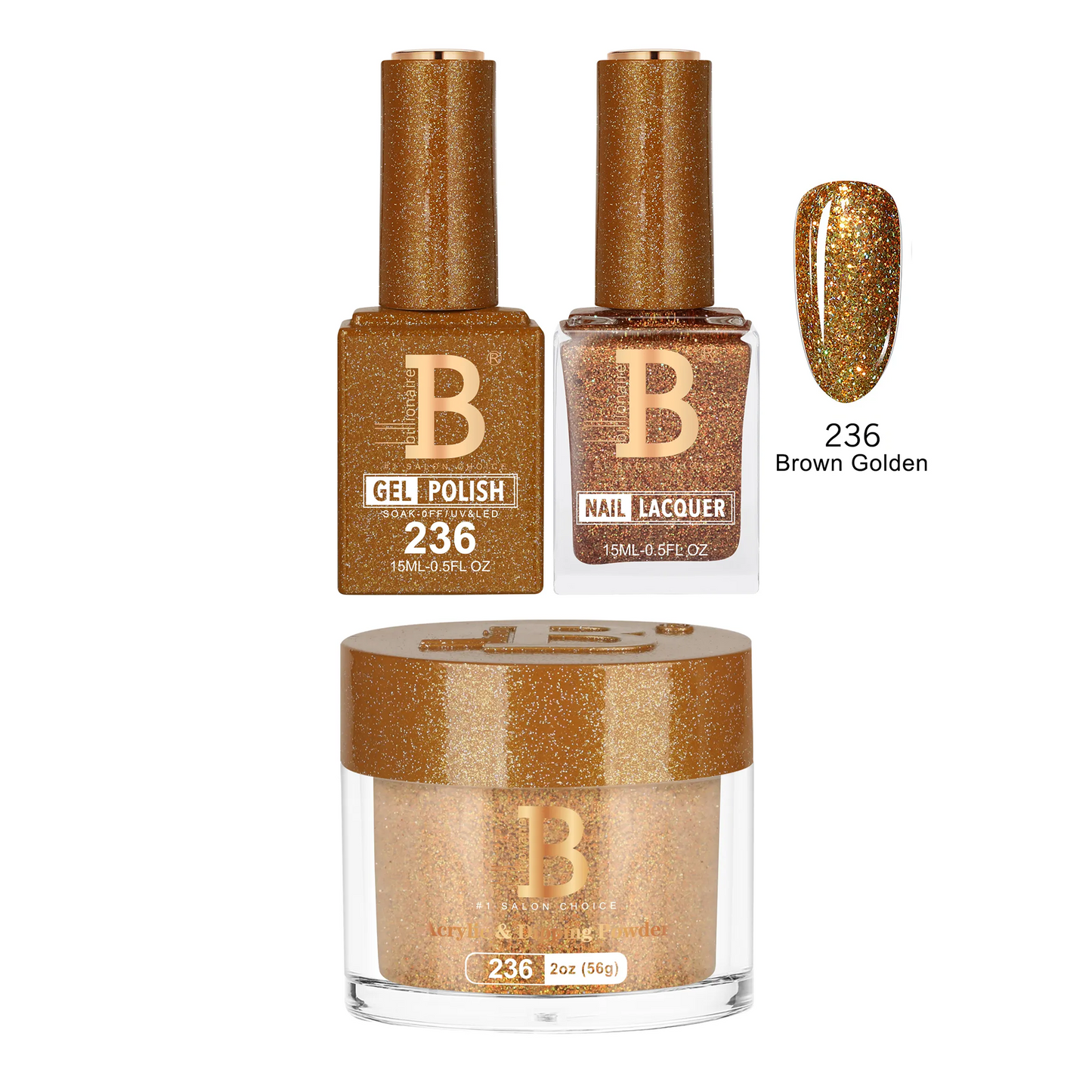 Billionaire Trio Imperial 236 Brown Golden
