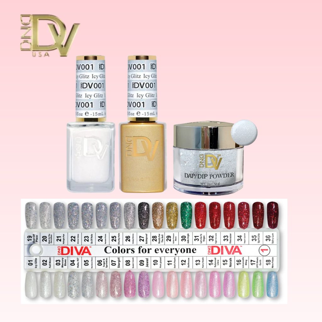 DND Diva Trio by Set + Tip 1 ( 36 colors #01 - #36 )