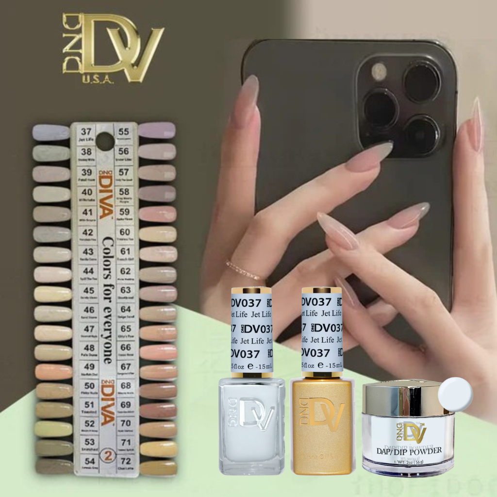 DND Diva Trio by Set + Tip 2 (36 colors #37 - #72)