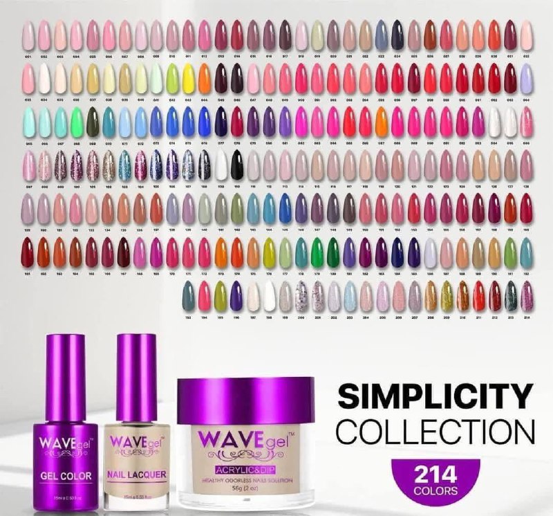 WAVEGEL SIMPLICITY Collection: (3in1 )Trio combo 216 colors