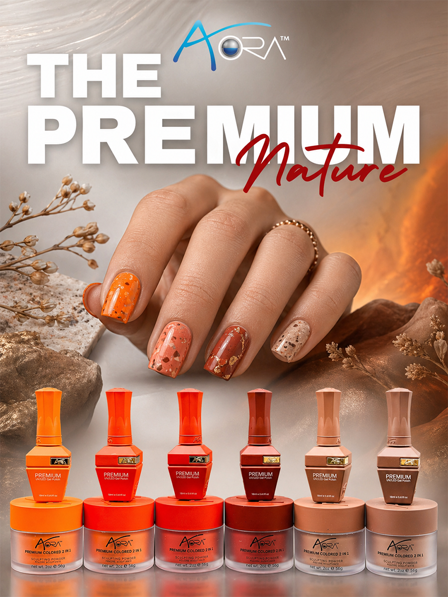 Aora Premium Natural Collection #55 - #60 = 6 colors