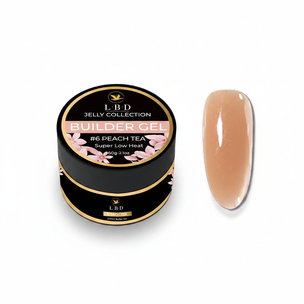 LBD Jelly Builder Gel – #6 PEACH TEA