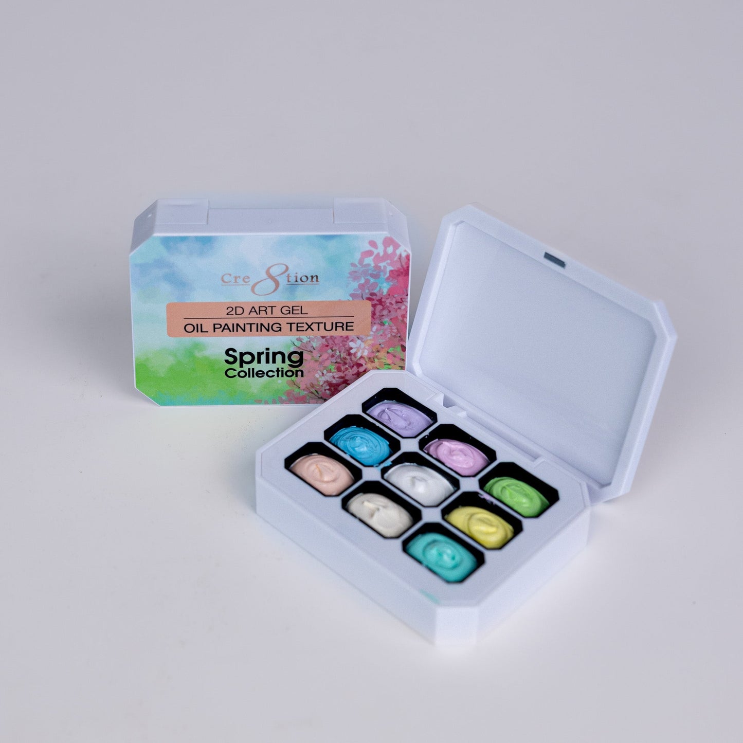 Creation Nail 2D Canvas Painting Gel Palette - Spring Collection