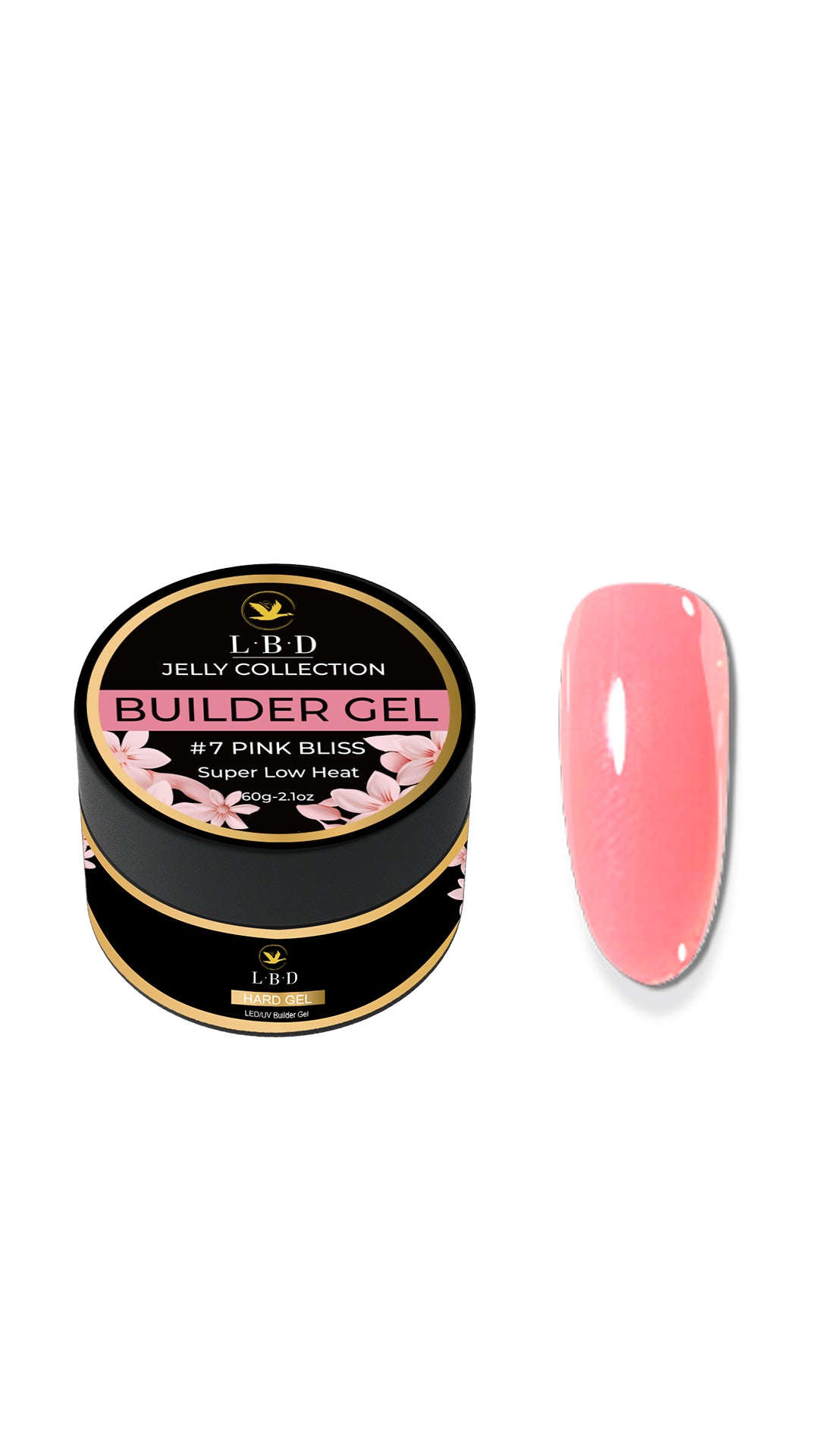LBD Jelly Builder Gel – #7 PINK BLISS