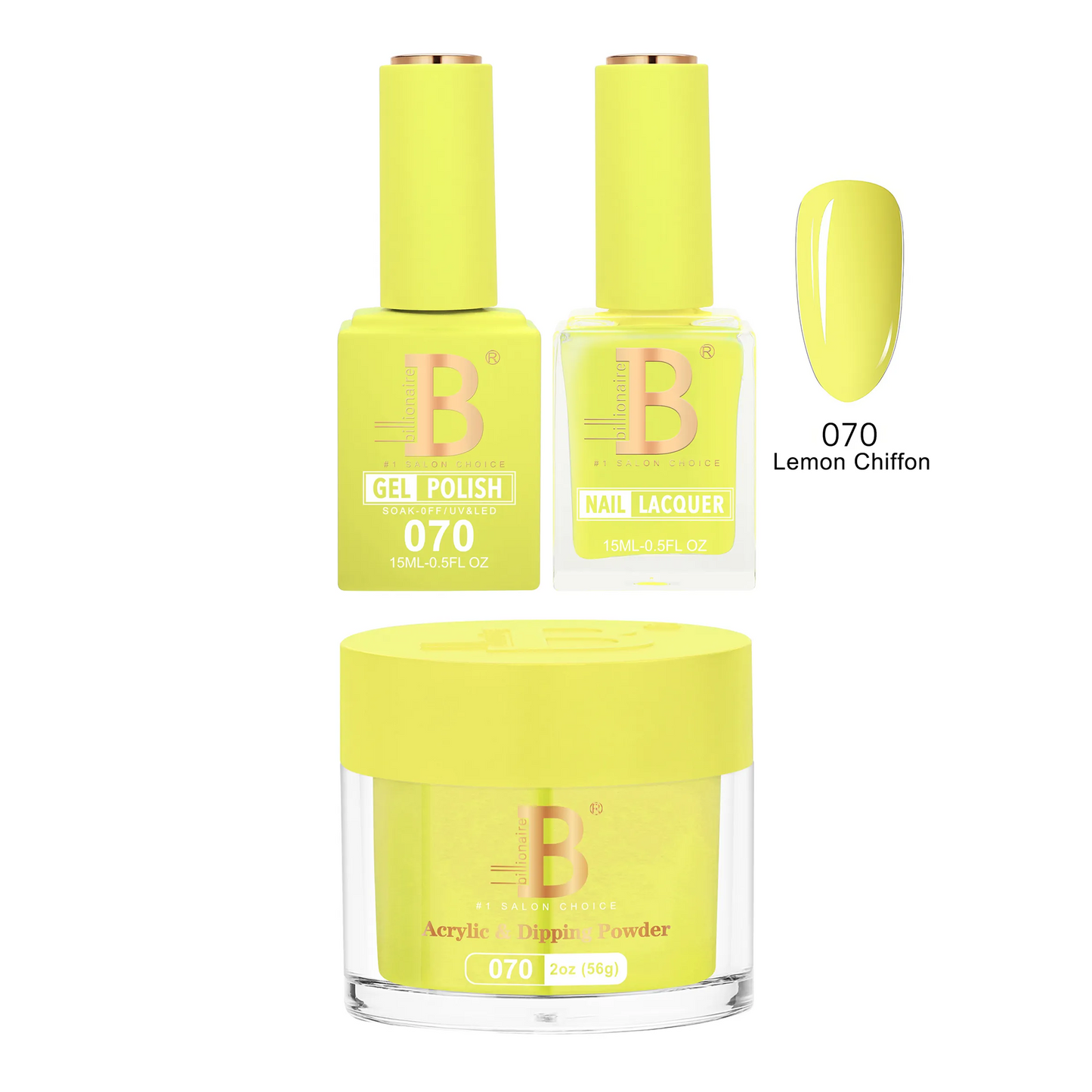 Billionaire Trio Imperial 070 Lemon Chiffon