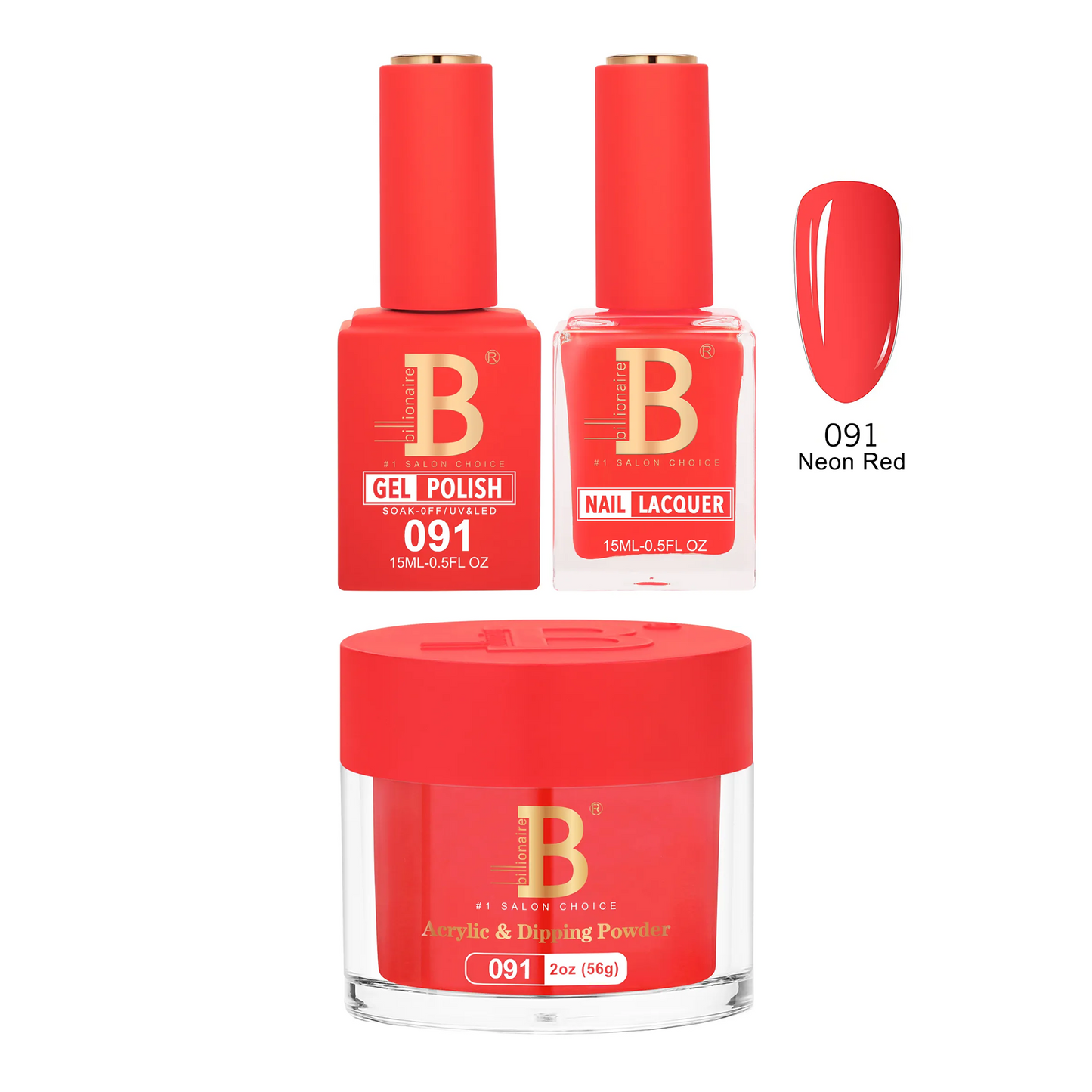 Billionaire Trio Imperial 091 Neon Red