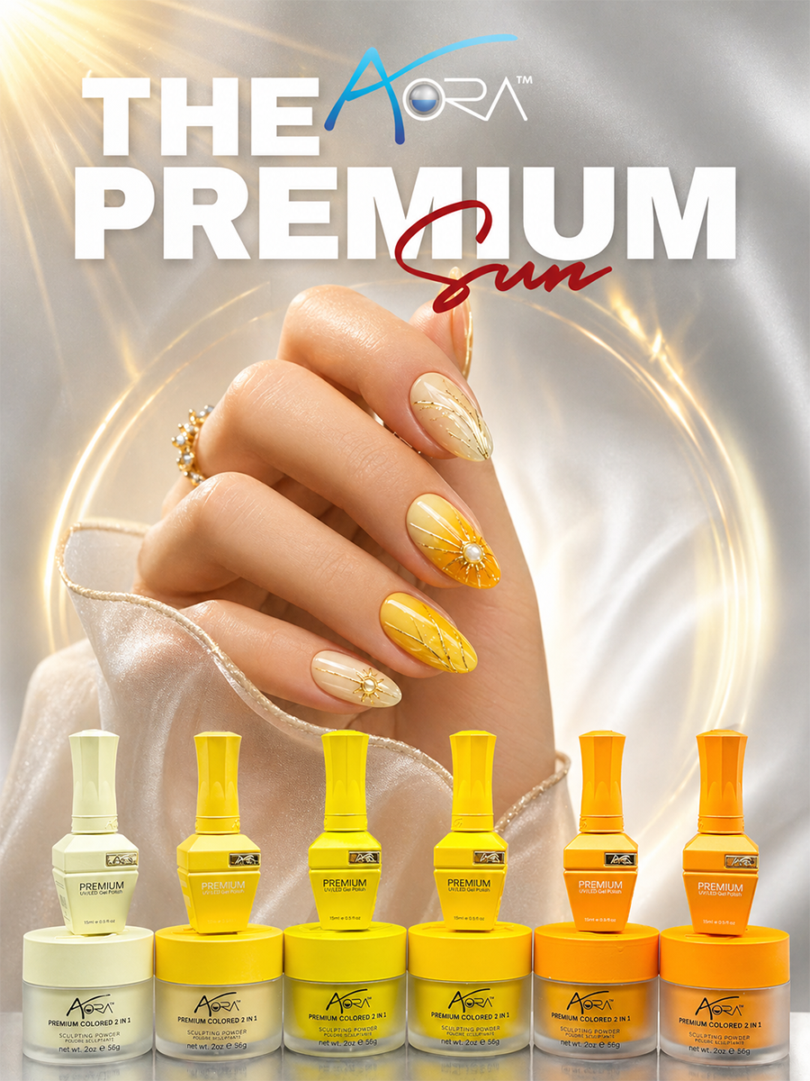 Aora Premium Sun Collection #43 - #48 = 6 colors Gel Polish
