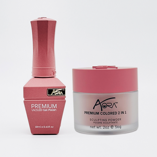 Aora 2in1 Gel + Dip_Acrylic -#01 - Mauve Over