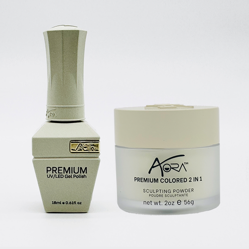 Aora 2in1 Gel + Dip_Acrylic -#09 - White Dove