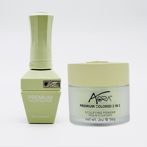 Aora 2in1 Gel + Dip_Acrylic -#42 - Milky Mint