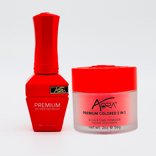 Aora 2in1 Gel + Dip_Acrylic -#54 - Hearts on Fire