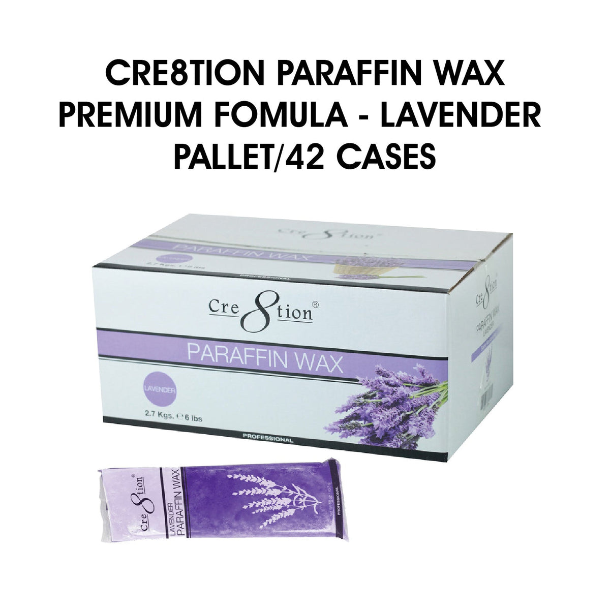 Cre8tion Paraffin Wax Lavender - Premium Fomula