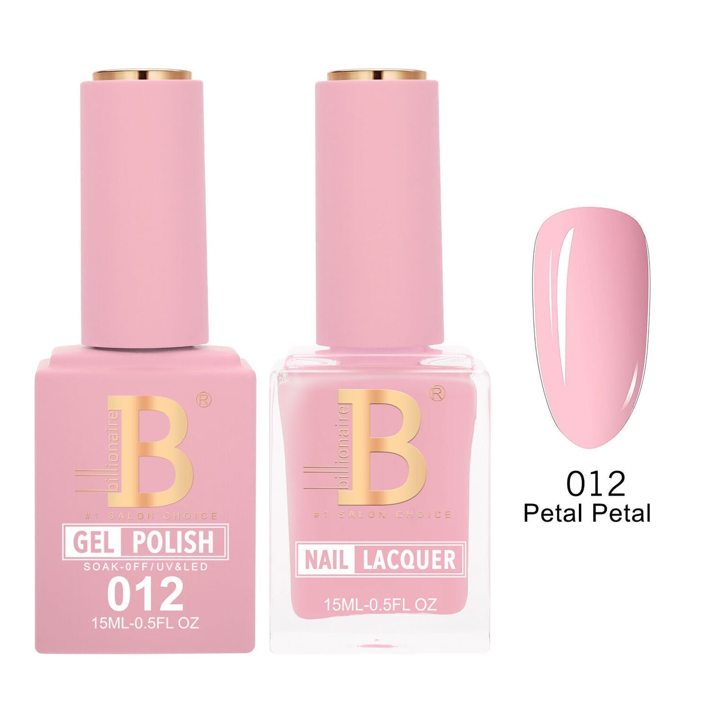Billionaire 012 Petal Petal - Imperial Collection Gel & Lacquer Duo 15ml