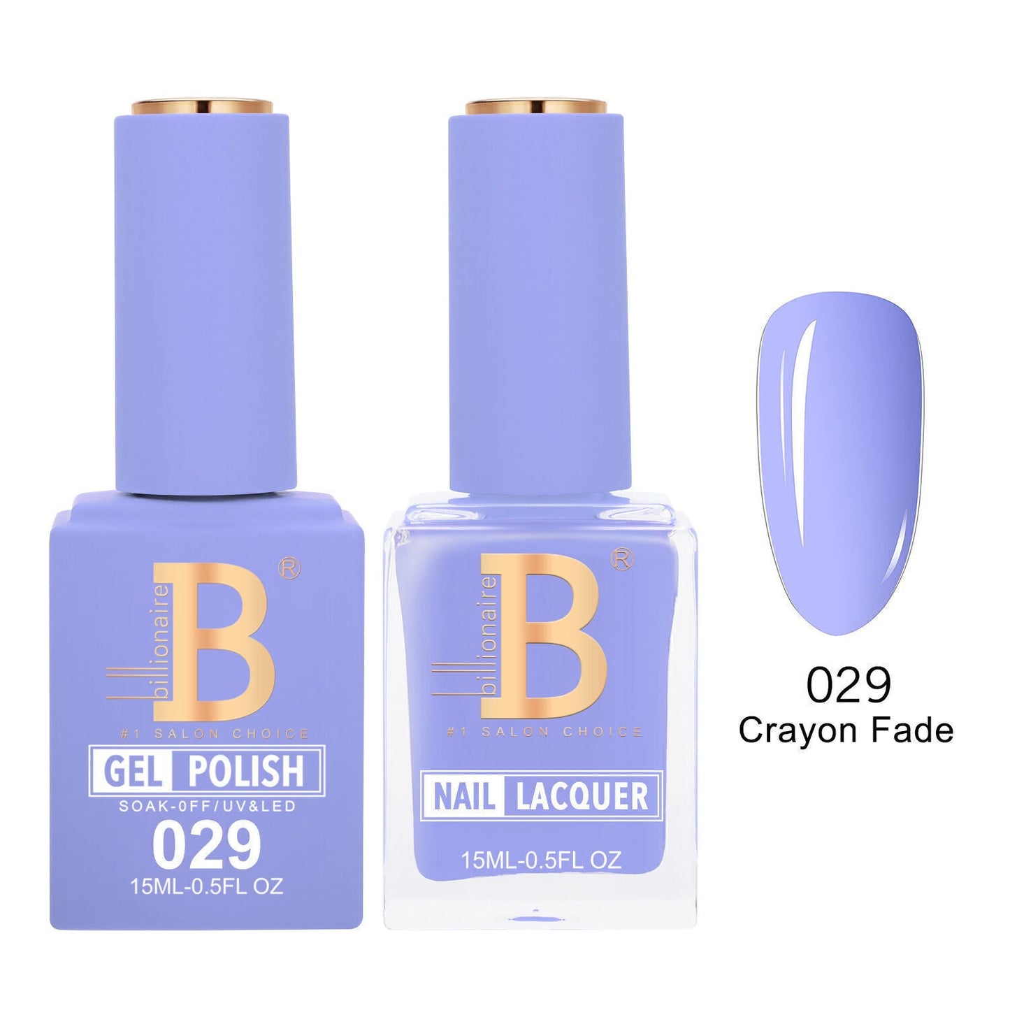 Billionaire 029 Crayon Fade - Imperial Collection Gel & Lacquer Duo 15ml