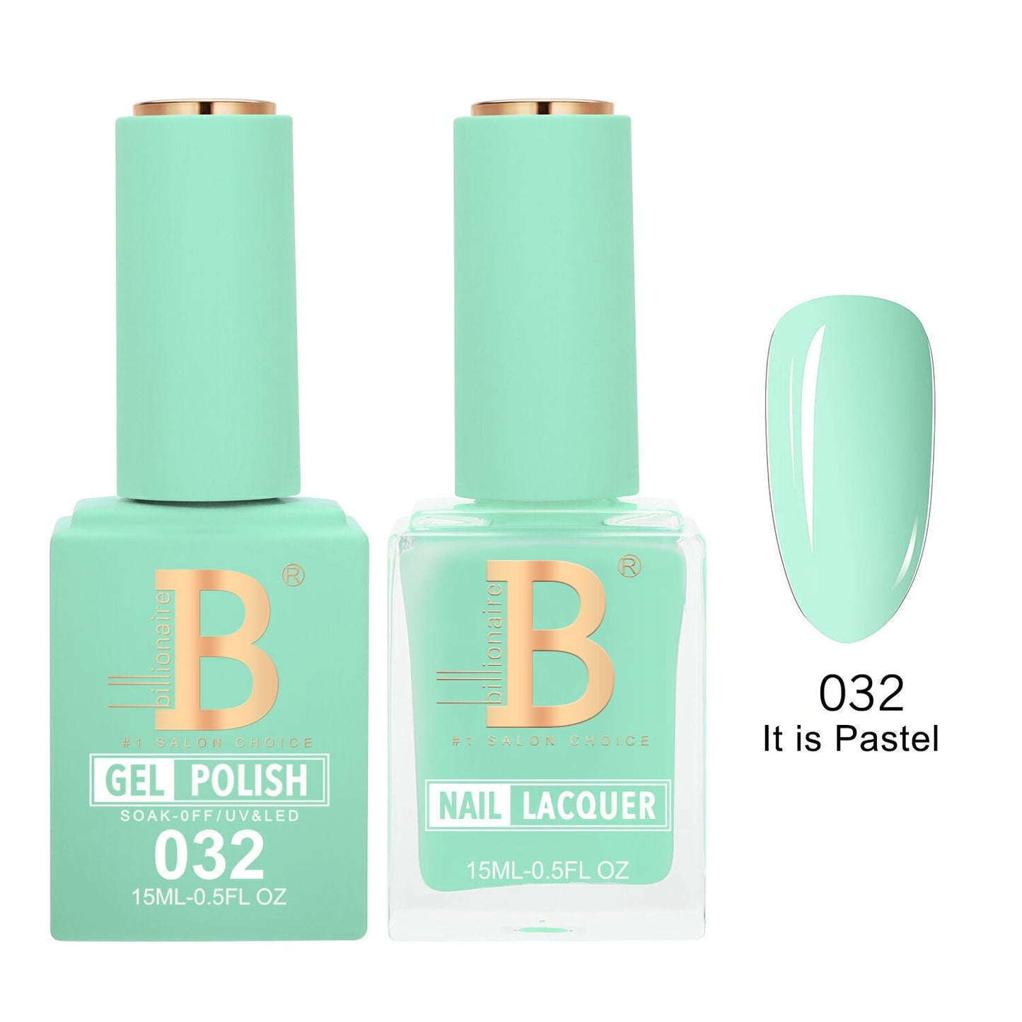 Billionaire 032 It is Pastel - Imperial Collection Gel & Lacquer Duo 15ml