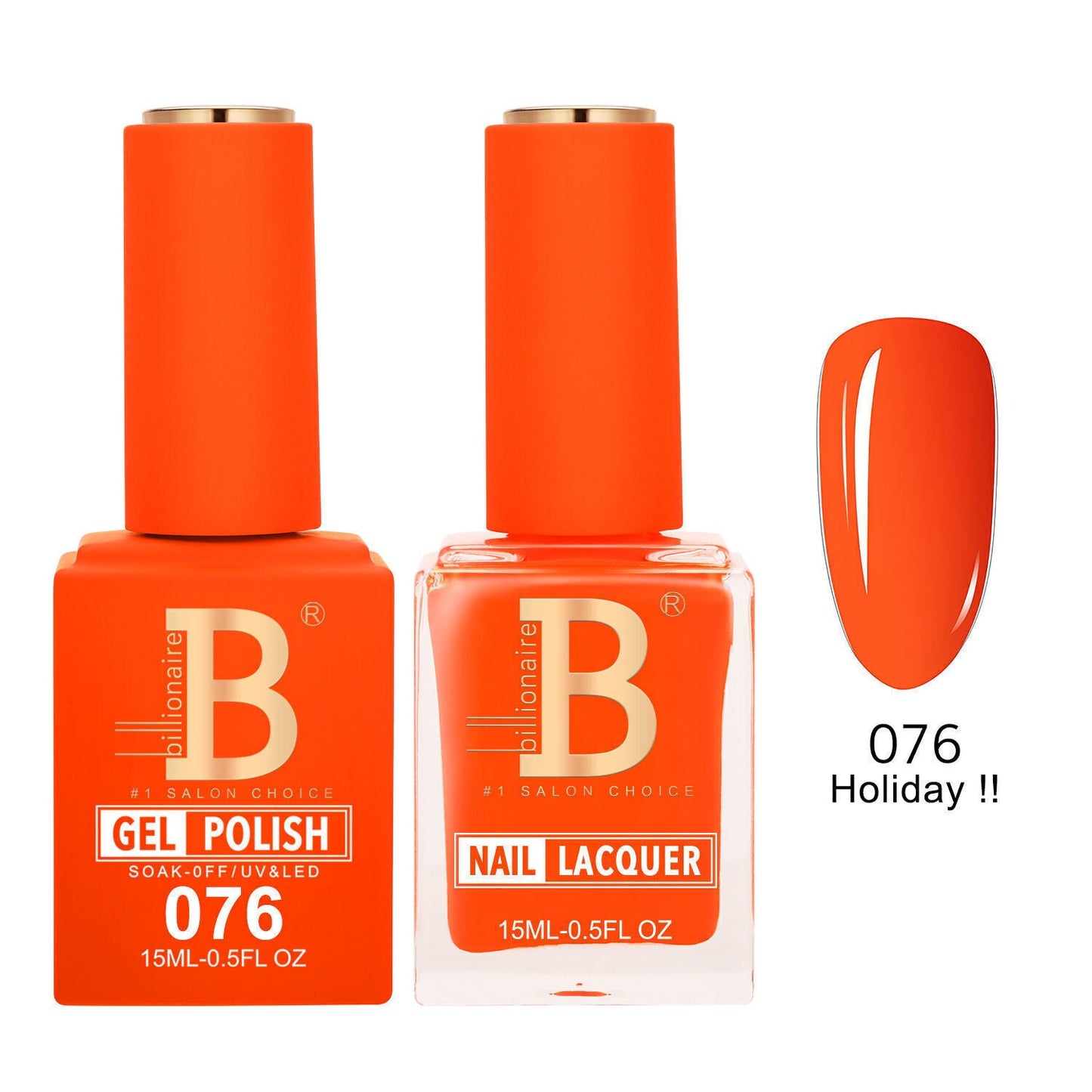 Billionaire 076 Holiday !! - Imperial Collection Gel & Lacquer Duo 15ml