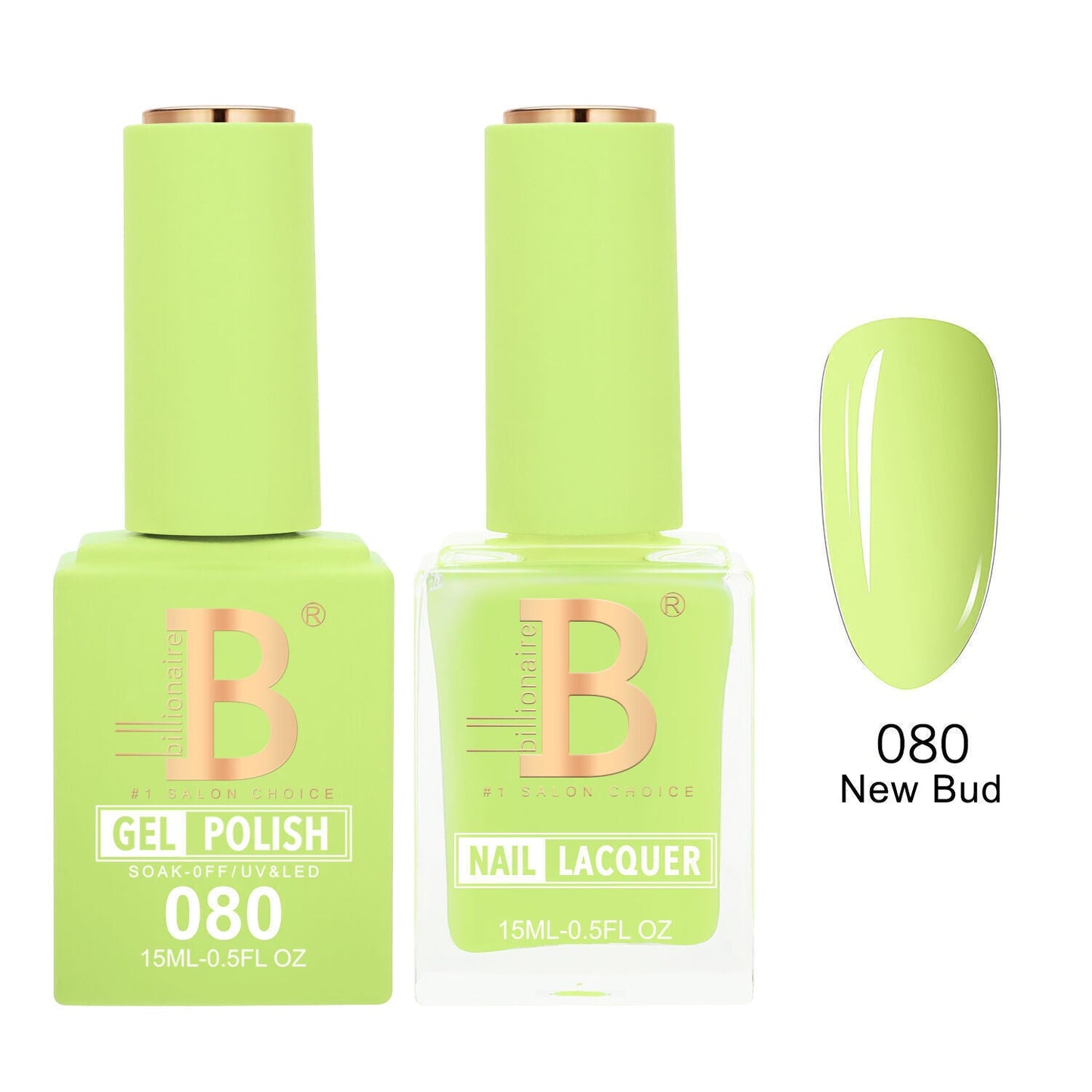 Billionaire 080 New Bud - Imperial Collection Gel & Lacquer Duo 15ml