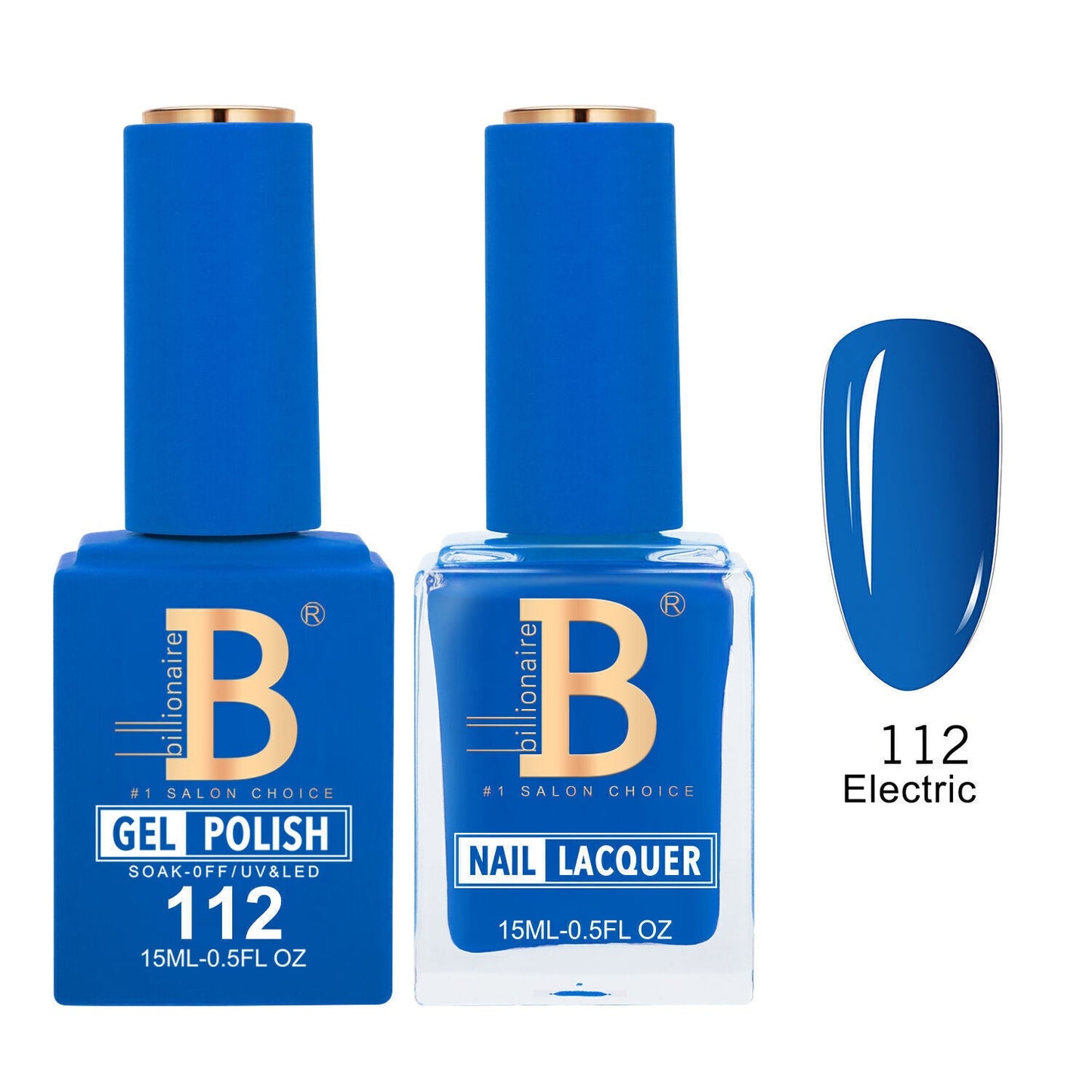 Billionaire 112 Electric - Imperial Collection Gel & Lacquer Duo 15ml
