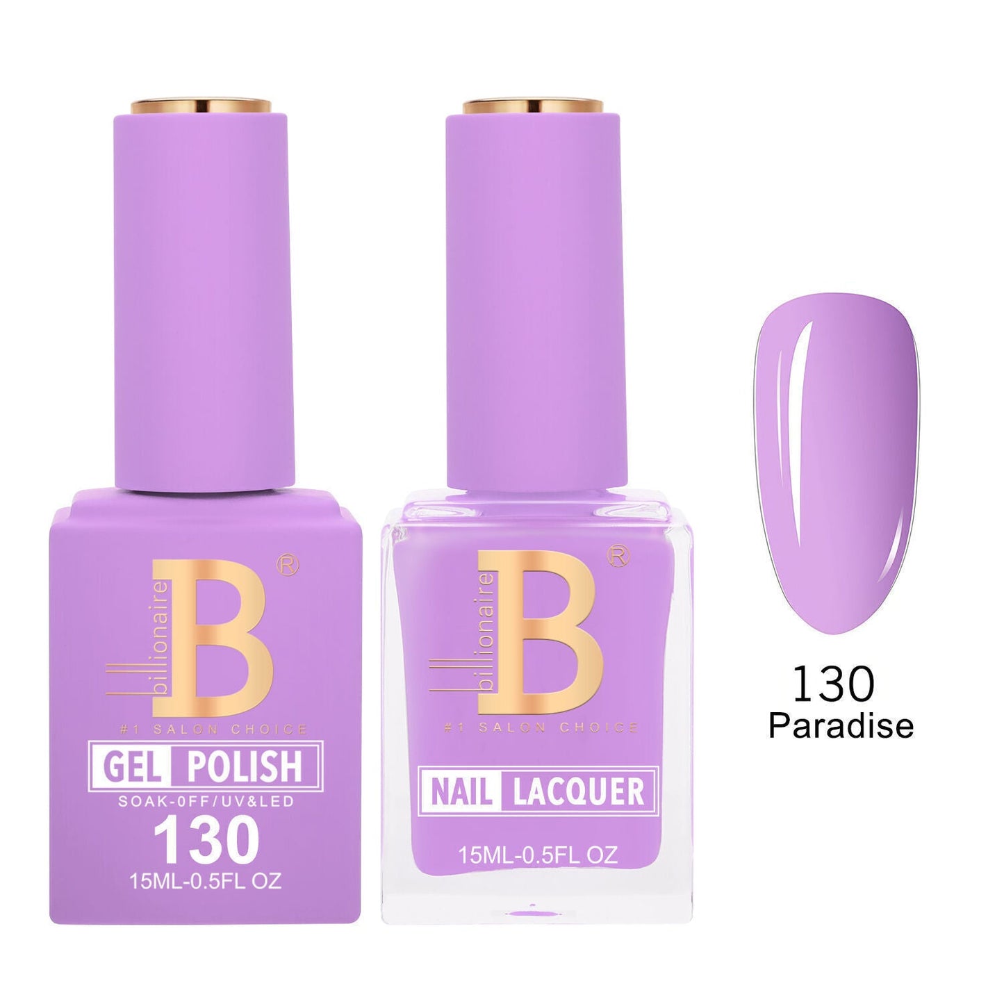 Billionaire 130 Paradise - Imperial Collection Gel & Lacquer Duo 15ml