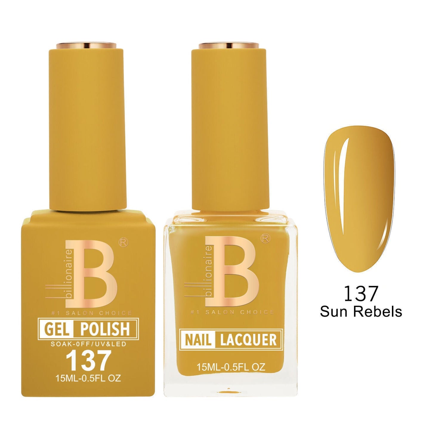 Billionaire 137 Sun Rebels - Imperial Collection Gel & Lacquer Duo 15ml