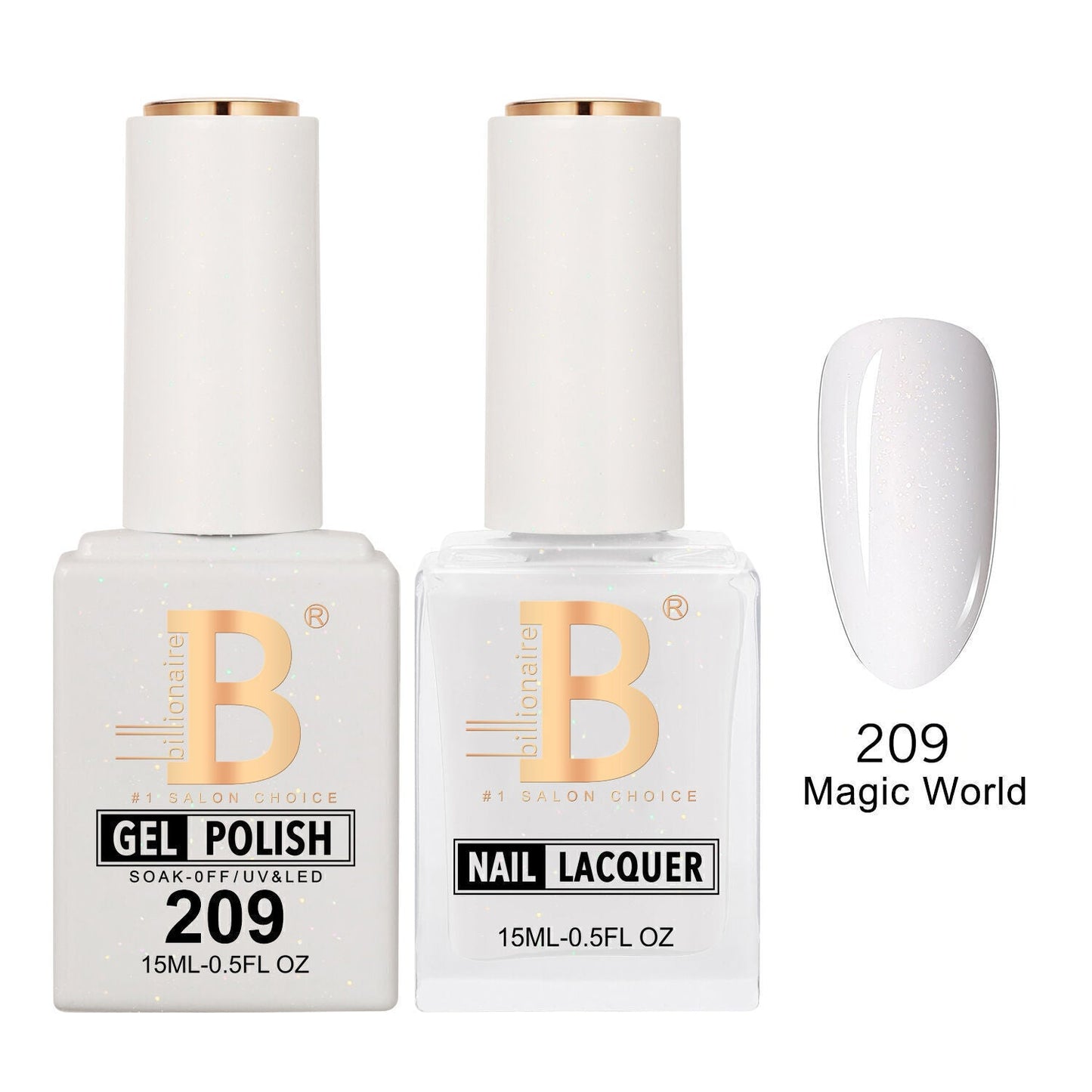 Billionaire 209 Magic World - Imperial Collection Gel & Lacquer Duo 15ml