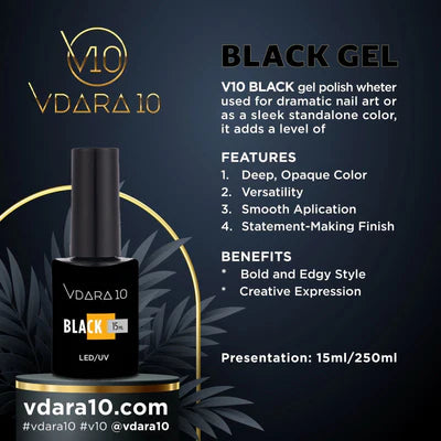 Vdara 10 Black Gel