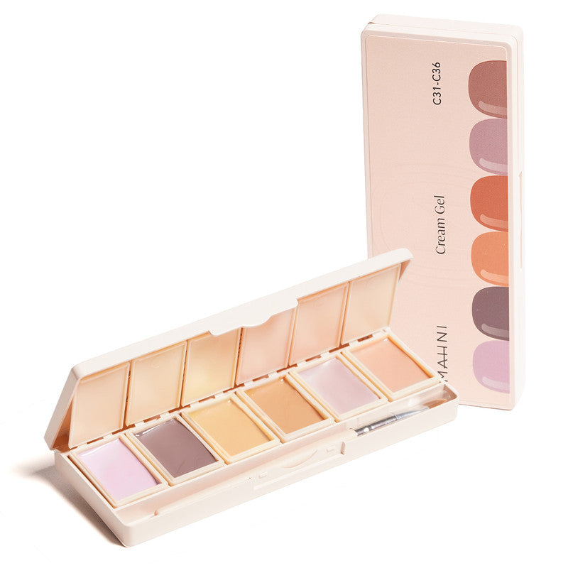 Mahni Cream Gel Palette/6 colors: #31-36
