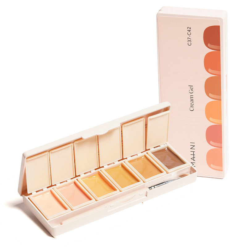 Mahni Cream Gel Palette/6 colors: #37-42