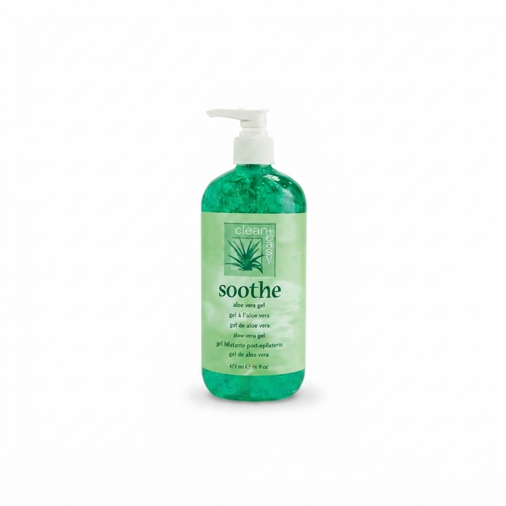 Clean + Easy - 43604 Waxing Soothe Aloe Vera Gel 16oz