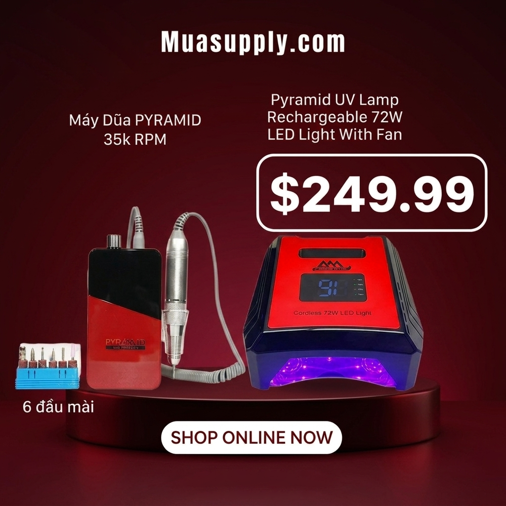PYRAMID Pro Nail Art Combo (35K/72W) ( Combo 2 )