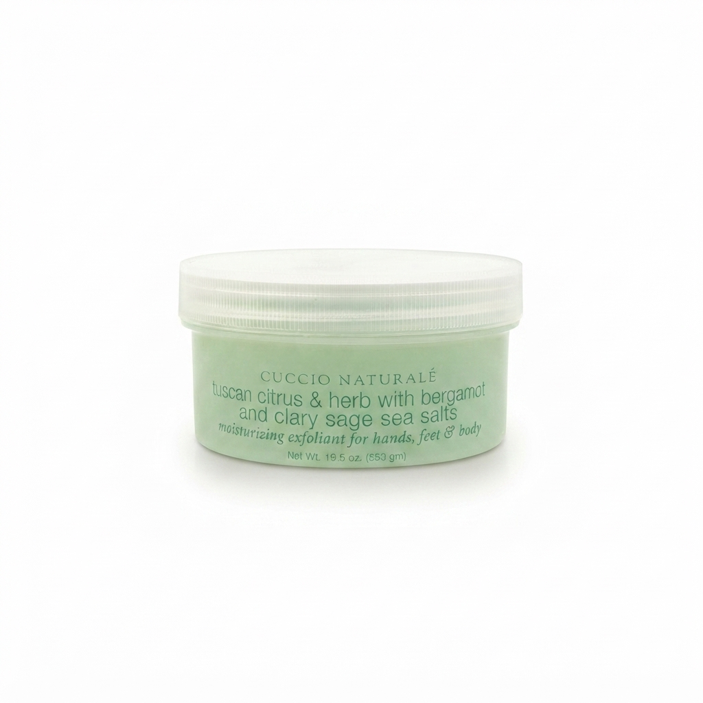 Cuccio Tuscan Citrus & Herb with Bergamot and Clary Sage Sea Salts 19.5 oz