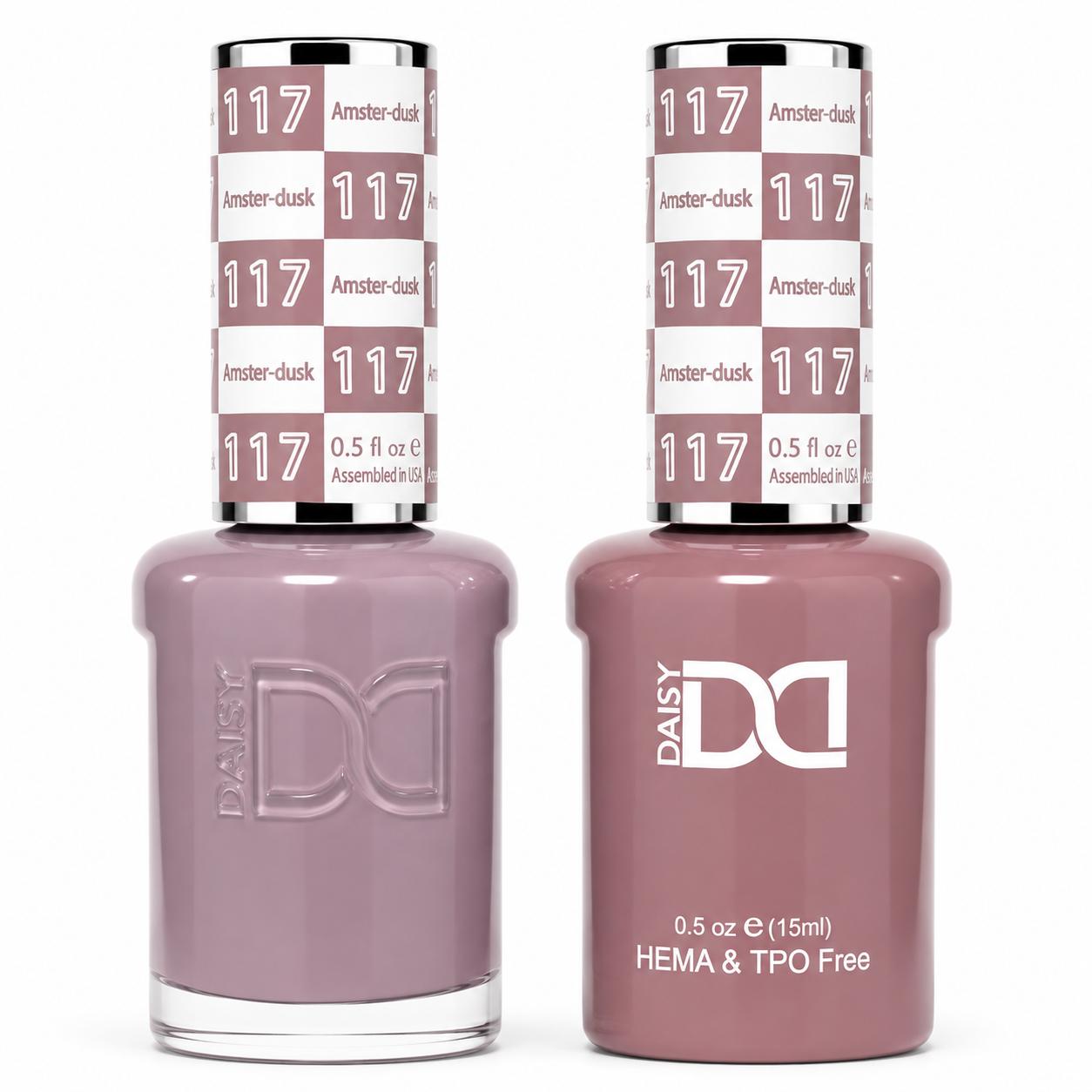 #117 - DND - Hema-Free & TPO-Free Gel & Lacquer - Amster Dusk