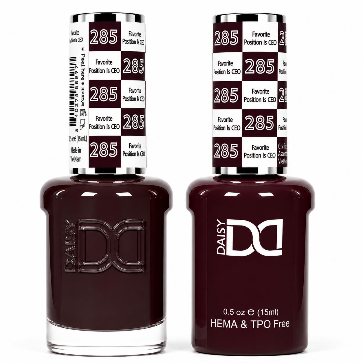 #285 - DND - Hema-Free & TPO-Free Gel & Lacquer - Favorite Position Is Ceo